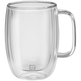 Zwilling Sorrento 2'li 450 ml Latte Macchiato Çift Camlı Kulplu Bardak Seti
