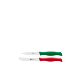 Zwilling Twin Grip 2 Parça Kırmızı Yeşil Bıçak Seti