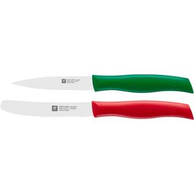 Zwilling Twin Grip 2 Parça Kırmızı Yeşil Bıçak Seti