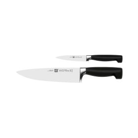 Zwilling Vier Sterne Siyah 2 Parça Bıçak Seti