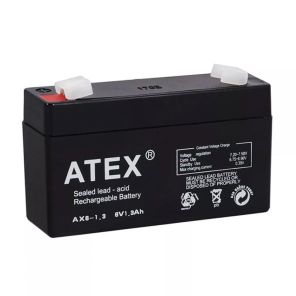 アクロゼクス　6WD super action Atex AX6-1.3 6 Volt 1.3 AH Kuru Akü Fiyatları