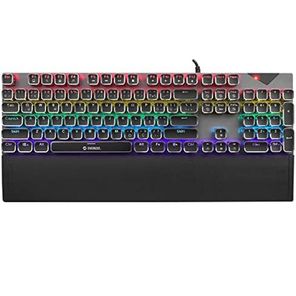 Everest KB-GX7 Bluesky Full Rainbow 9 Renk Mavi Switch Deri Bilek