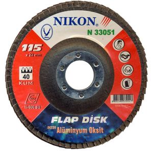 Nikon N33057 115mm 100 Kum GKX56 Alüminyum Oksit Flap Disk Fiyatları
