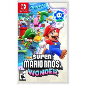 Nintendo Switch Neon Red Blue + Super Mario Odyssey + Mario