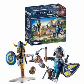 PLAYMOBIL Thief Figure Set - 3 Figure Crooks With Crowbar, Pistol, Money Bag & Accessories For Imaginative Play