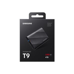 Samsung MU-PG4T0B/WW T9 4 TB USB 3.2 Siyah Taşınabilir SSD