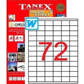 Tanex TW-2172 35 x 23 mm 100 Adet Lazer Etiket Fiyatları