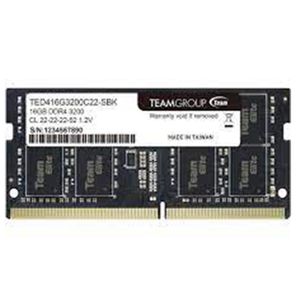 Team TED416G3200C22-S01 16 GB DDR4 3200 Mhz SODIMM Team Elite RAM