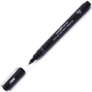 Uni-ball Pin 200 0,5 Mm Zeichenstift – Dunkelgrau Für Technische Zeichnungen & Skizzen