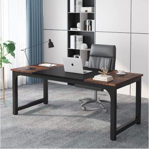 Zizuva 200x60x75 cm 2 Kişilik Siyah Çalışma Masası Fiyatları