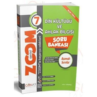 7. Sınıf Din Kültürü Zoom Soru Bankası Günay Yayınları Fiyatları
