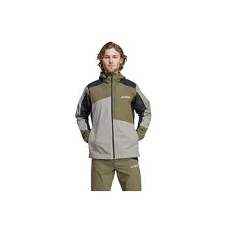 Adidas IW8876 Terrex XPR HYBR RR J Yeşil Erkek Outdoor Ceketi