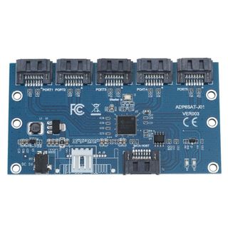 Alfais 5136 1 to 5 Sata Port 4 Çoklu Hub Çoklayıcı Switch Adaptör