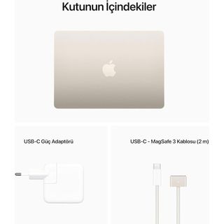 Apple MacBook Air M2 8CPU 8GPU 8GB RAM 256GB SSD macOS 13.6 inç