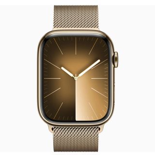 Apple Watch Series 9 41 mm GPS + Cellular Altın Paslanmaz Çelik