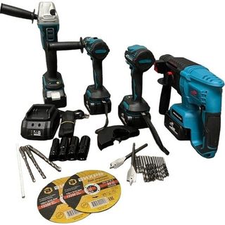 【送料無料】Dawn & Niden Div. 187/4枚セット Dawreek 4'lü Set Somun Sıkma + Şarjlı Kırıcı delici+ Şarjlı Spral