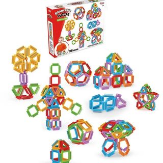 Dede Oyuncak 96 Parça Geometrik Puzzle Fiyatları | Cimri