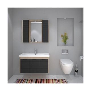 Denko Mostar 90 cm Banyo Dolabı Takımı Fiyatları