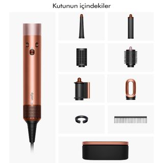 Dyson Airwrap I.d.™ Amber Silk Saç Şekillendirme ve Kurutma Seti
