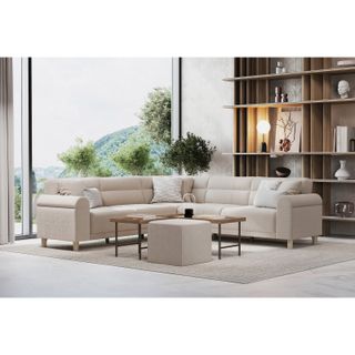 Enza Home Paloma 55904 Krem Sol Yataklı Köşe Takımı Fiyatları