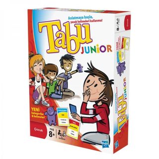 Hasbro 14334 Junior Tabu 8 Yaş Üstü 4+ Kişilik Kutu Oyunu
