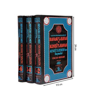 Havasu'l-Havas ve Kenzü'l-Havas Ebced Hesabı 1-6 Cilt - 3 Kitap