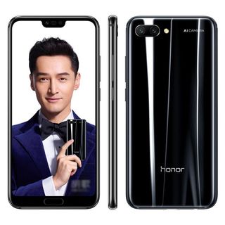 Honor 10 本体 128GB ミッドナイトブラック Honor 10 128 GB 4 GB RAM 5.84 inç 24 MP-16 MP Çift Arka Kameralı