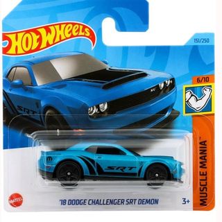 Hot Wheels HKJ54 Tekli 18 Dodge Challenger Srt Demon Oyuncak Araba