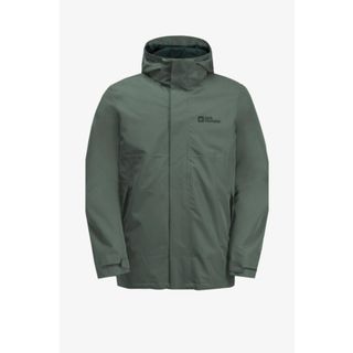 Jack Wolfskin 1116251_4311 Yeşil Luntal 3ın1 Jkt M Outdoor Erkek