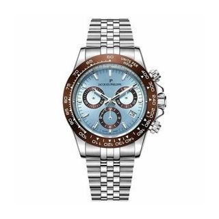 Jacques Philippe JPQGC7113X6SBBR Metalik Gri Çelik Erkek Kol Saati