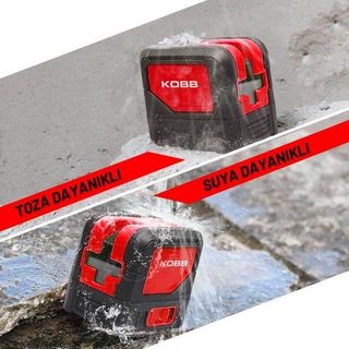 Kobb KBL92GTP 90 mt Otomatik Hizalamalı Yeşil Çapraz Çizgi Lazeri