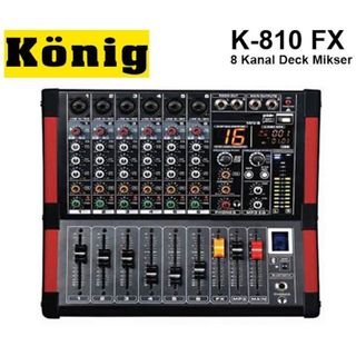 Konig K-810FX 8 Kanal Ses Mikseri Fiyatları