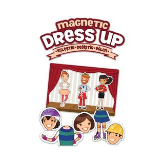 Melissa & Doug Best Friends Magnetic Dress Up Doll Set with Alberti Popaj 