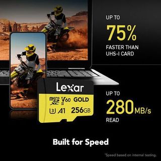 23-24 DEICE BANK YELLOW LGR/BL 新品未使用 Lexar Gold Serisi 256 GB 280 MB/s UHS-II V60 MicroSD Hafız Kartı