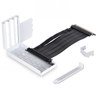 Lian Li O11D EVO PCIe Gen 4.0x16 Riser Kablolu Beyaz Dikey Ekran