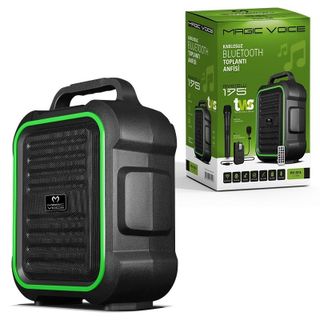 Magicvoice MV-2016 Max 175 W USB-SD-BT Siyah 1E-1Y Mikrofonlu