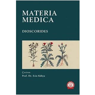 Materıa Medıca Dıoscorıdes-Ankara Nobel Tıp Kitabevleri Fiyatları