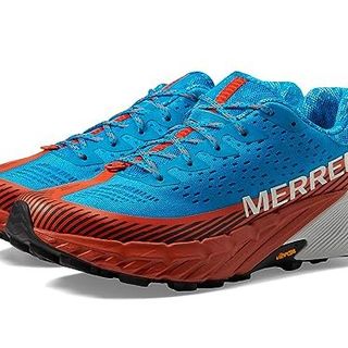 Merrell J067755-4210 Agility Peak 5 Mavi Erkek Patika Koşu