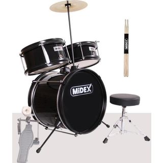Midex CD300X-BK Akustik Junior Davulu Seti 5-14 Yaş İçin Full Set