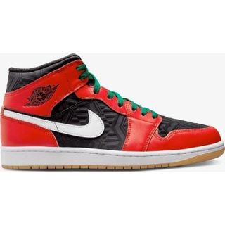 Nike Air Jordan 1 Mid Se Christmas DQ8417-006 Erkek Basketbol