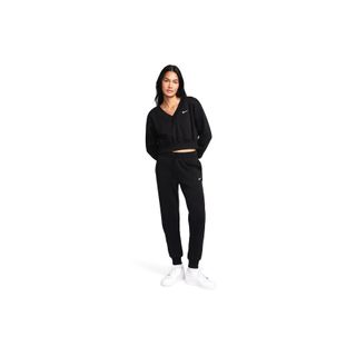 Nike FZ7626-010 Sportswear Phoenix Siyah Günlük Stil Kadın Eşofman