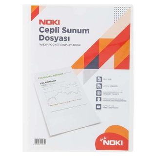 Noki 64140-N-020 40'lı Beyaz Cepli Sunum Dosyası Fiyatları
