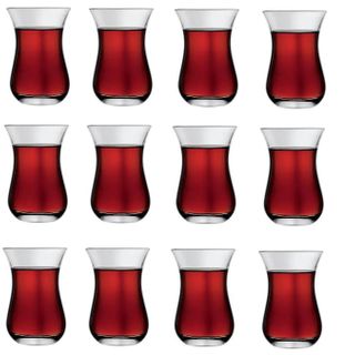 Pasabahce 62511 Aida Lot De 6 Verres à Thé Turcs Sans Anse 140-160 Ml - Verres Transparents Résistants