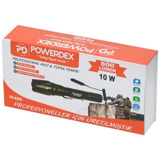 天佑商品 powerdex Şarjlı Metal Yağmur Suyu Geçirmez Xpe Cob Led'li El