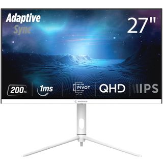 Rampage Glacier GL27R200Q Beyaz 27 inç 200Hz 1ms 2K Pivot Oyuncu
