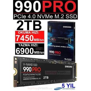 Samsung MZ-V9P2T0BW 990 Pro 2 TB 7450/6900 MB/s M.2 2280 PCIe 4.0