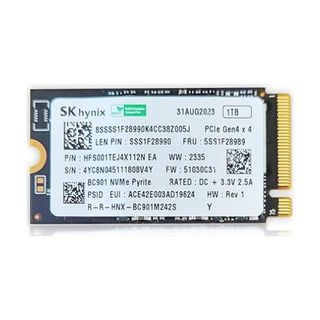 (11番)NVME SK hynix GEN 3x4 1TB NVME SSD SK Hynix HFS001TEJ4X112N 1 TB 4500/3500 MB/s M.2 2242 PCIe 4.0