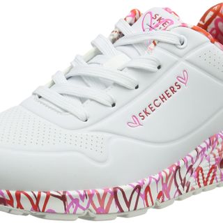 Skechers UNO Spread The Love Beyaz Renkli Kadın Spor Ayakkabı
