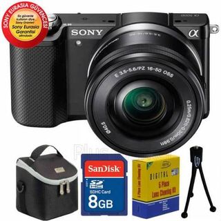 SONY α5000 Sony Alpha 5000 Kompakt Sistem Kamerası Ve SEL-1650 Zoom Lens Kiti