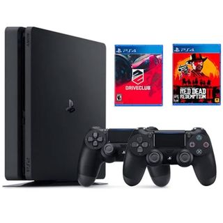 Sony Playstation 4 Slim 500 GB + 2 Kol + FIFA 20 + Red Dead 2 +